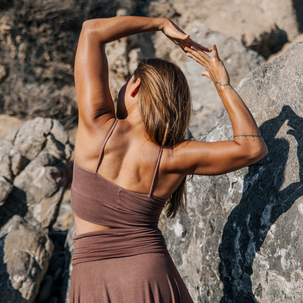 Yoga Bralette made with sustainable materials of Econyl Regenerated.. – The  Asanas®